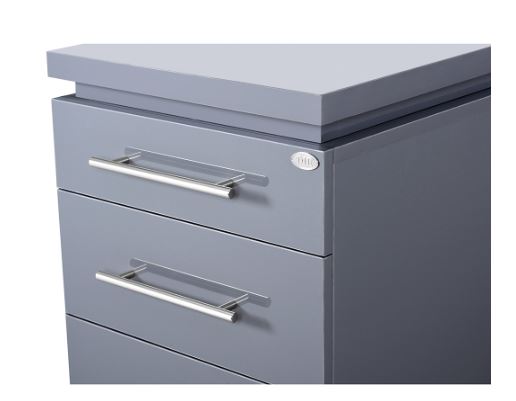 Romance II Styling Station Cabinet Graphite Gray DIR