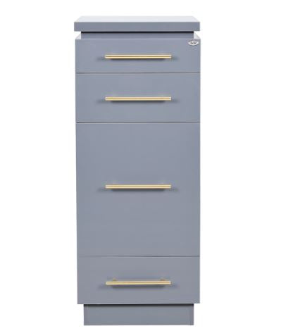 Romance II Styling Station Cabinet Graphite Gray DIR