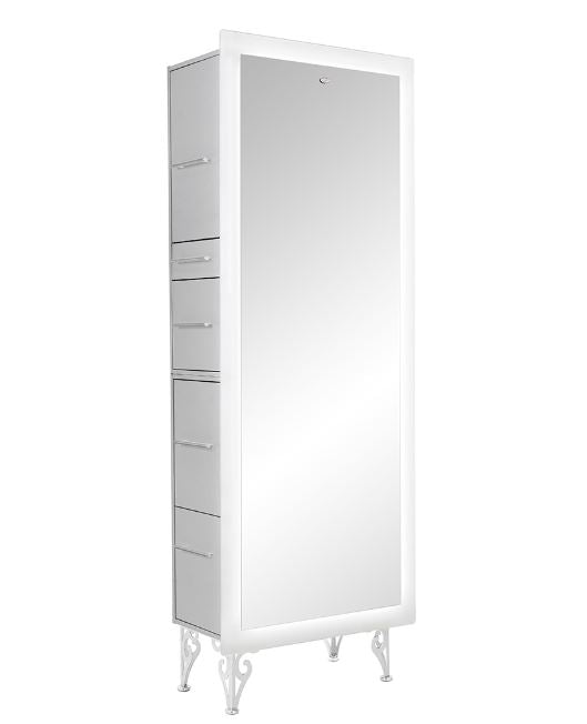 Magic II Single LED Lighted Styling Station Silver Gray DIR