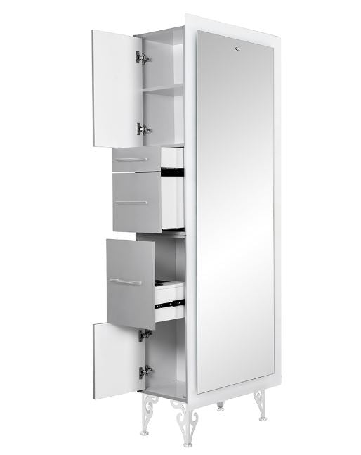 Magic II Single LED Lighted Styling Station Silver Gray DIR