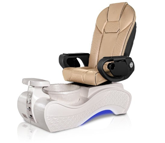 New Beginning 3D SOLID-WHITE Pedicure Chair