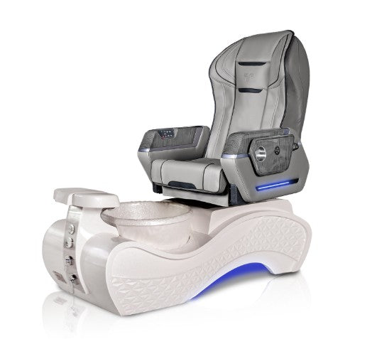 New Beginning 3D SOLID-WHITE Pedicure Chair