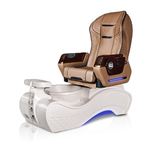 New Beginning 3D SOLID-WHITE Pedicure Chair