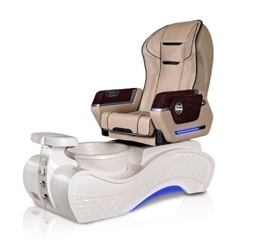 New Beginning 3D SOLID-WHITE Pedicure Chair