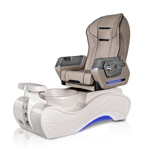 New Beginning 3D SOLID-WHITE Pedicure Chair