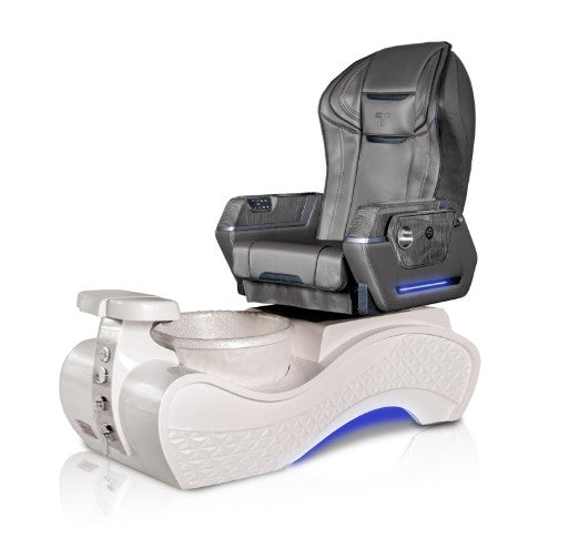 New Beginning 3D SOLID-WHITE Pedicure Chair