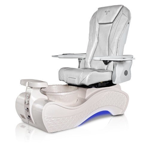 New Beginning 3D SOLID-WHITE Pedicure Chair