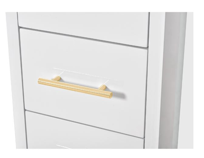 Adonis III Double LED Lighted Styling Station White DIR