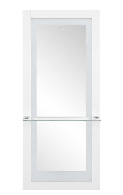 Luna II LED Lighted Styling Station White DIR