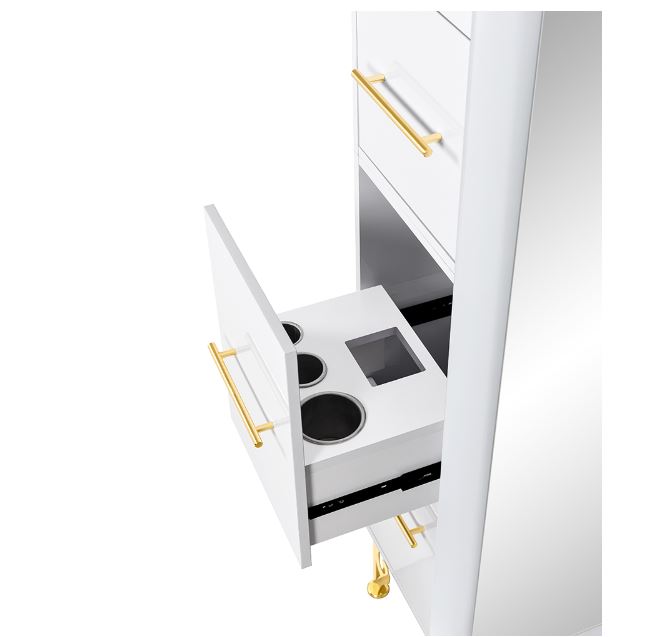 Magic II Single LED Lighted Styling Station White DIR