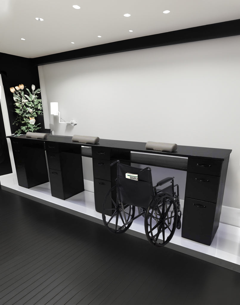 Wheelchair Accessible Manicure Table - Edge Line Belava