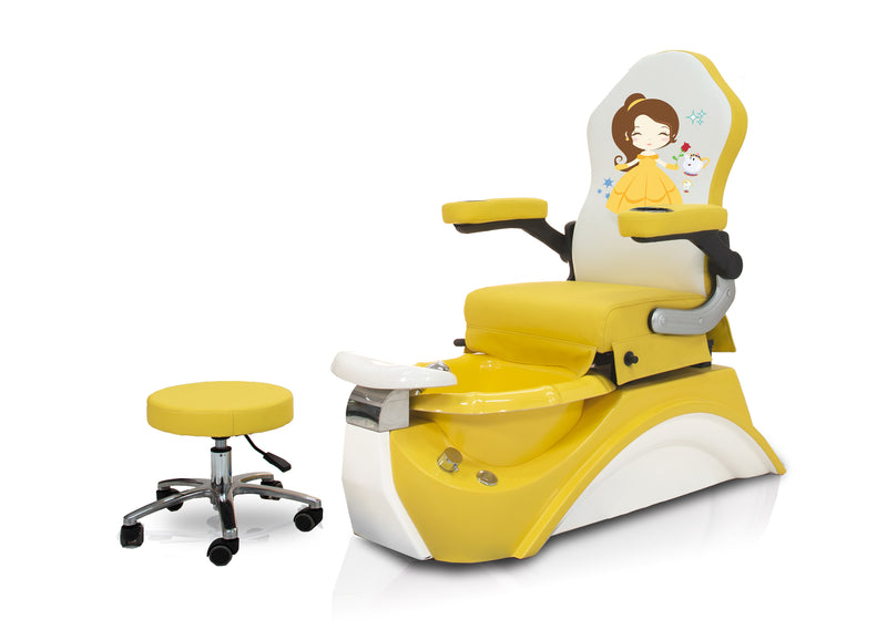 Brianna YELLOW Kid Pedicure Chair