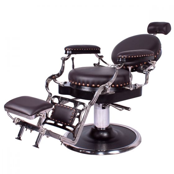 ZENO Barber Chair Brown AGS Beauty