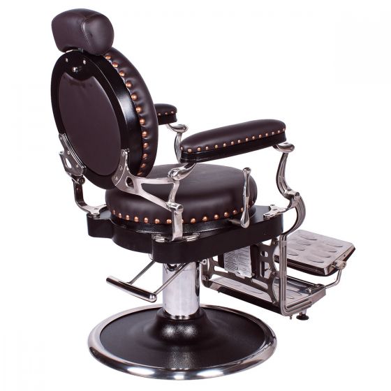 ZENO Barber Chair Brown AGS Beauty