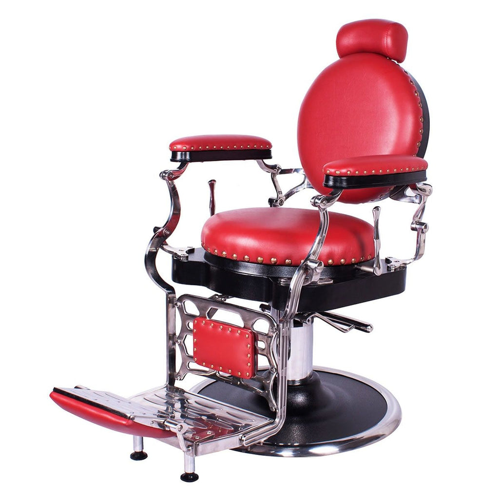 ZENO Barber Chair Red AGS Beauty