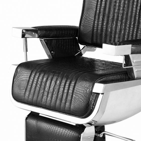 CONSTANTINE Barber Chair Black Crocodile AGS Beauty