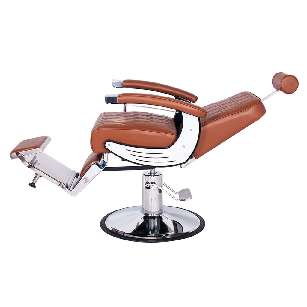 BARON Barber Chair Chestnut AGS Beauty