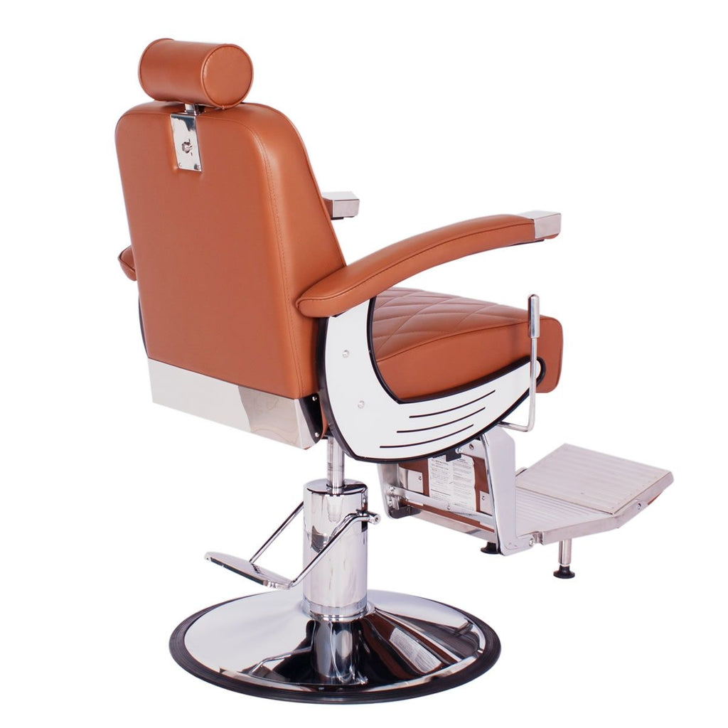 BARON Barber Chair Chestnut AGS Beauty