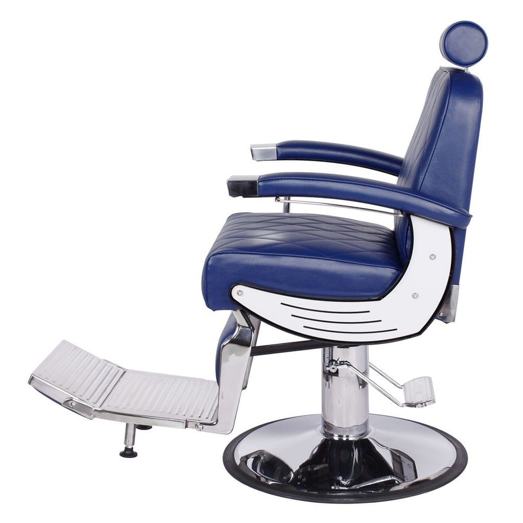 BARON Barber Chair Blue AGS Beauty