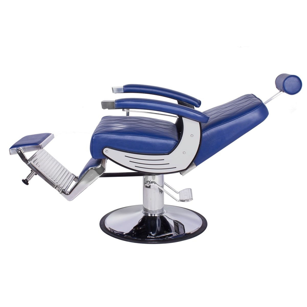 BARON Barber Chair Blue AGS Beauty