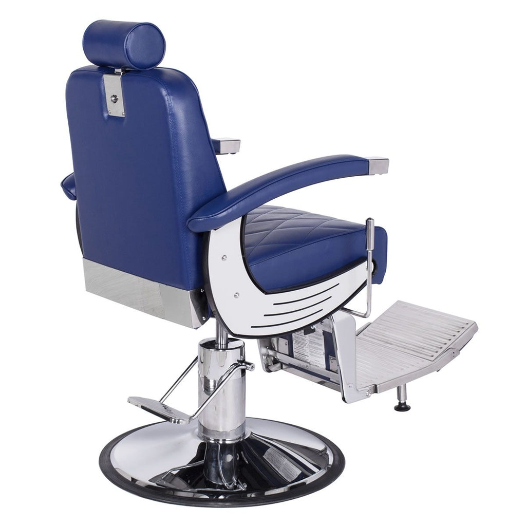 BARON Barber Chair Blue AGS Beauty