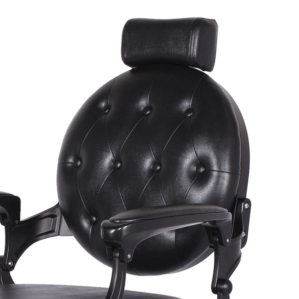 FARNESE Barber Chair Black AGS Beauty