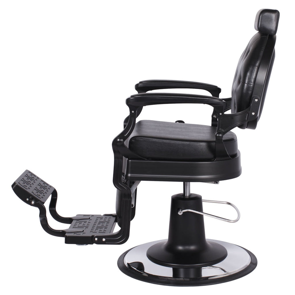 FARNESE Barber Chair Black AGS Beauty