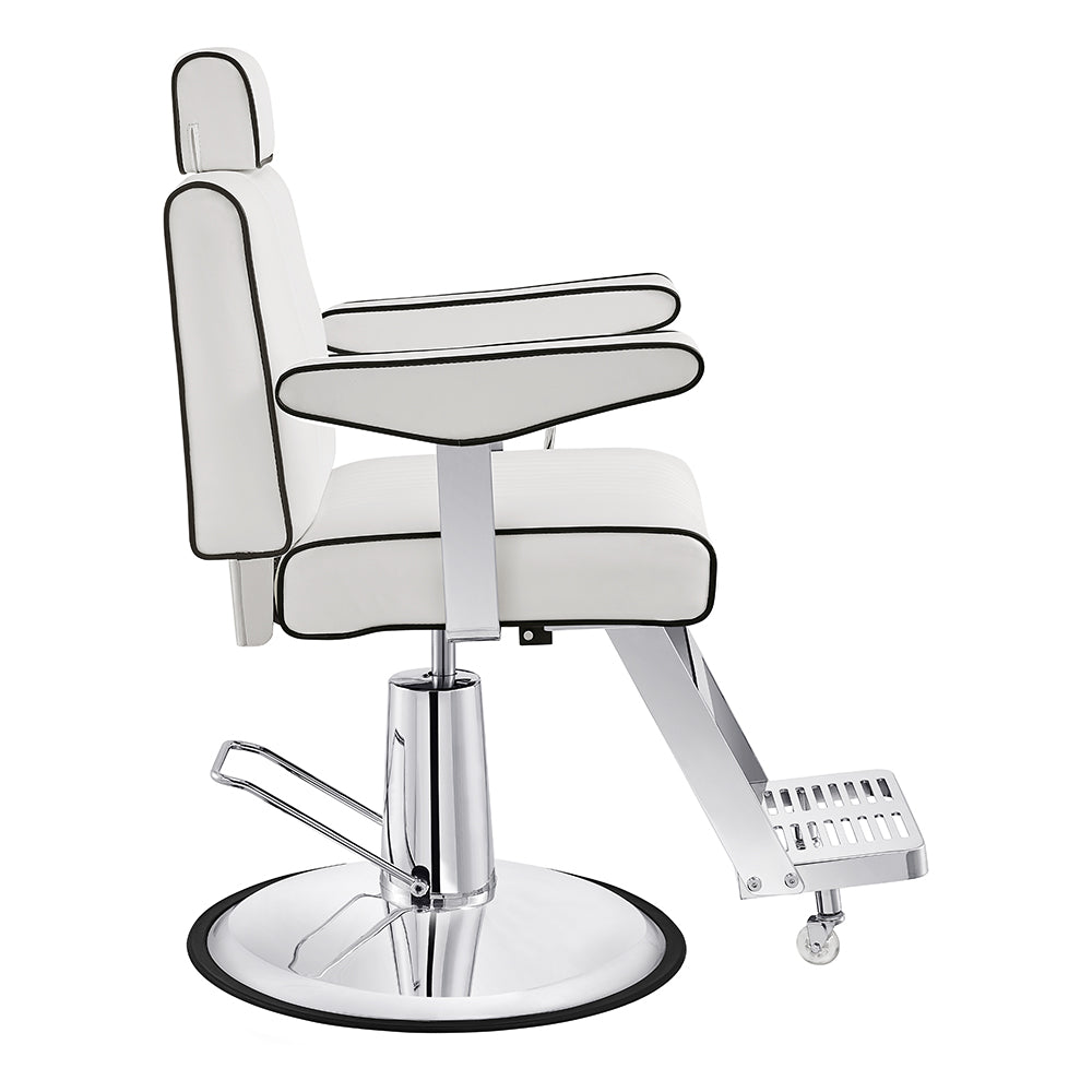 Executive Barber Chair White DIR
