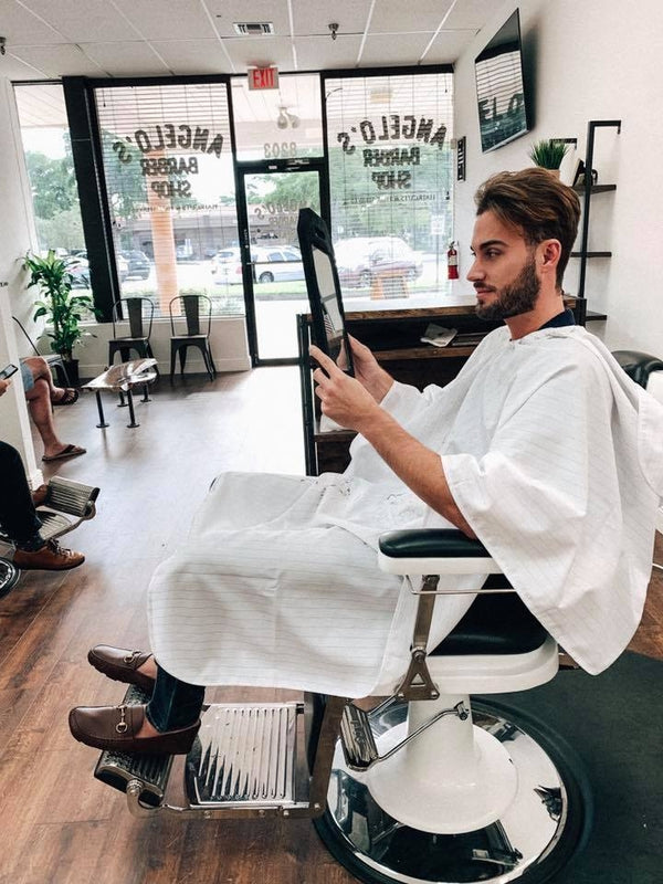 MAESTRO Barber Chair Black AGS Beauty