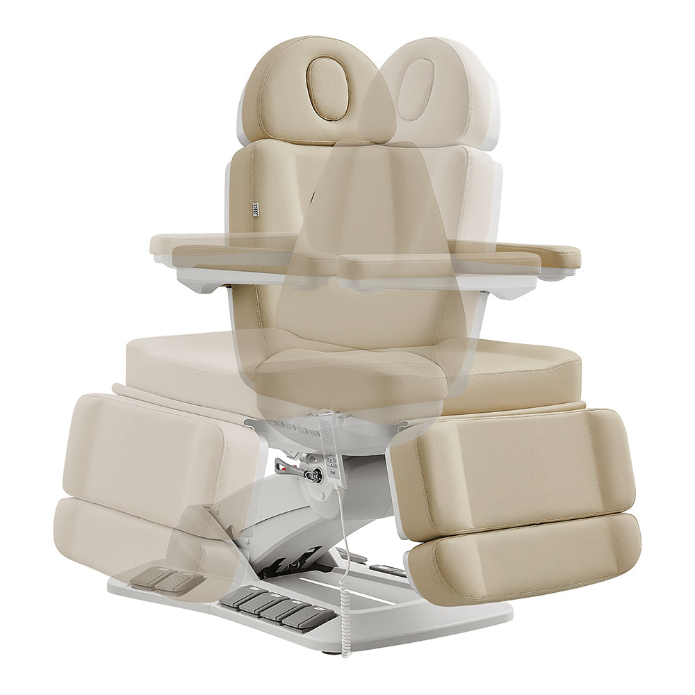 Aurora Medical Spa Table with 4 Motors, Plus Hand & Foot Remote Beige DIR