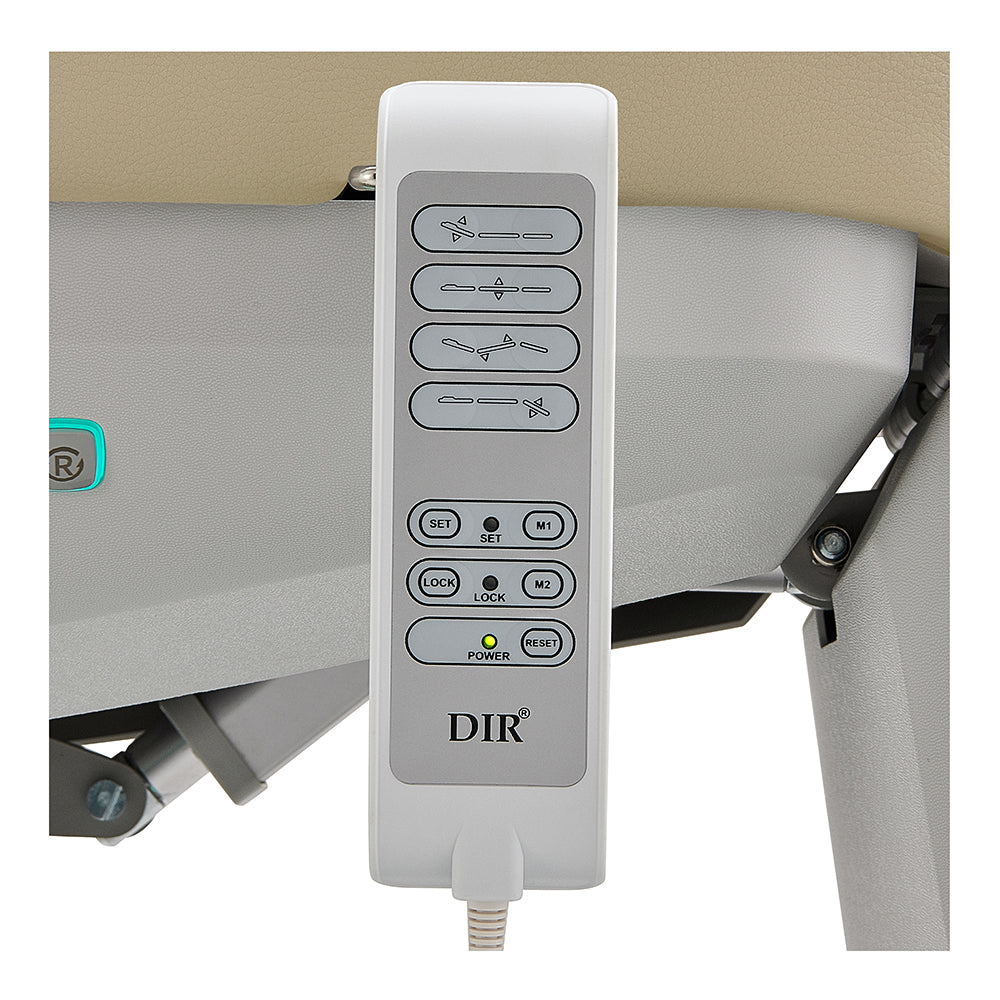 Aurora Medical Spa Table with 4 Motors, Plus Hand & Foot Remote Beige DIR