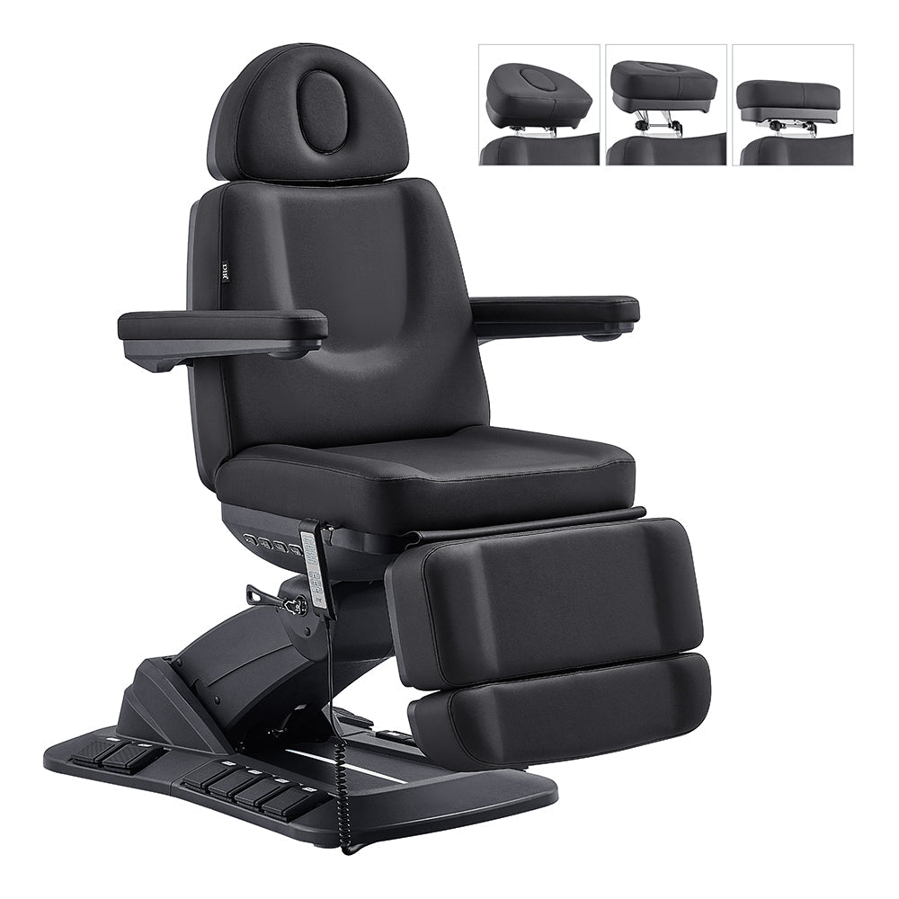 Aurora Medical Spa Table with 4 Motors, Plus Hand & Foot Remote Black DIR