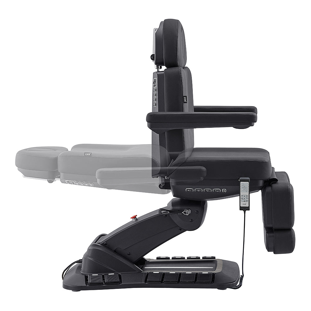 Aurora Medical Spa Table with 4 Motors, Plus Hand & Foot Remote Black DIR