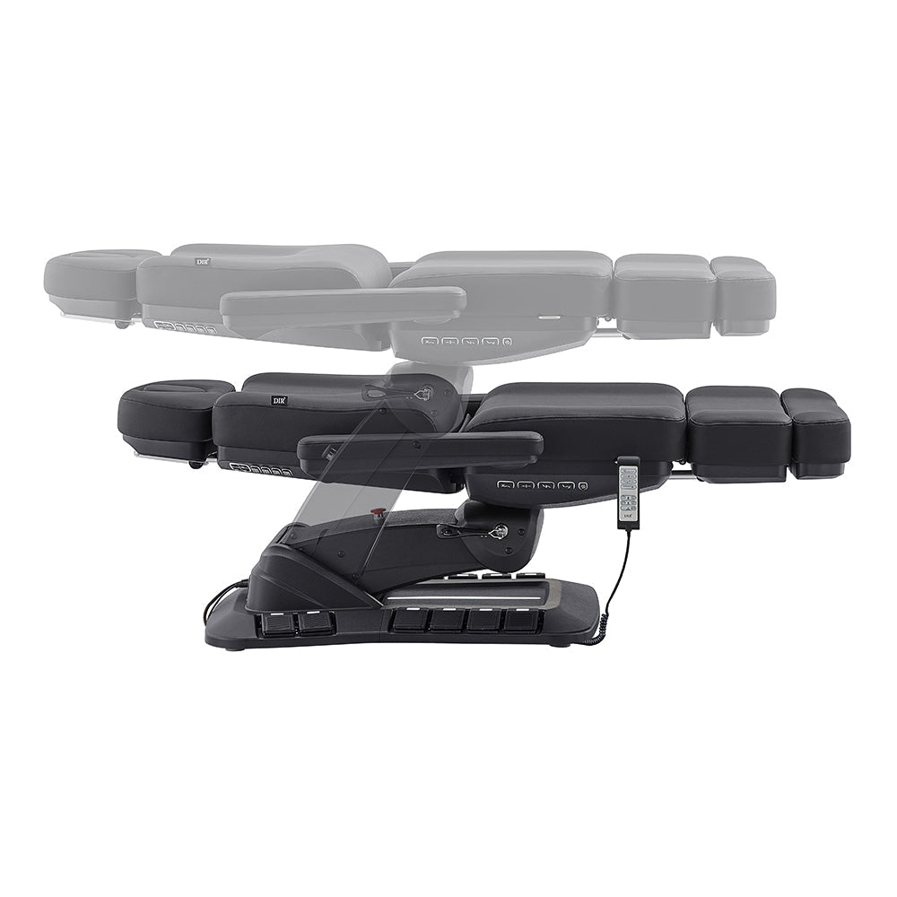 Aurora Medical Spa Table with 4 Motors, Plus Hand & Foot Remote Black DIR