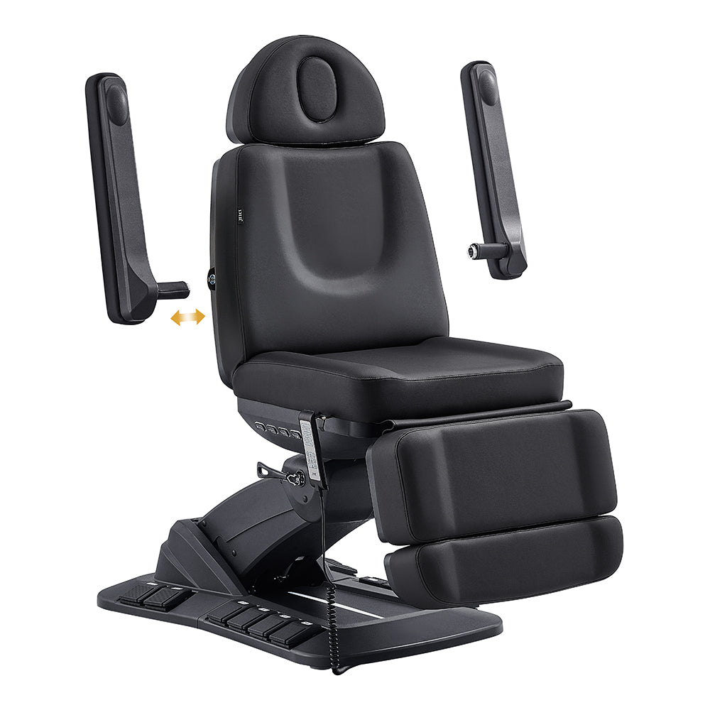 Aurora Medical Spa Table with 4 Motors, Plus Hand & Foot Remote Black DIR