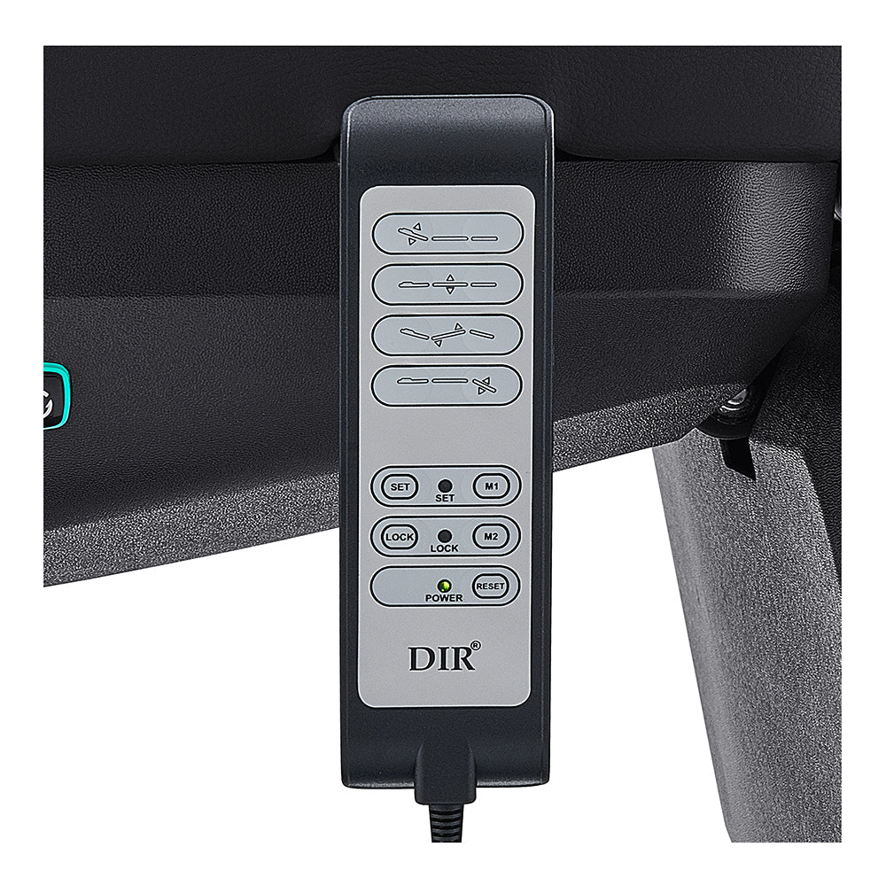 Aurora Medical Spa Table with 4 Motors, Plus Hand & Foot Remote Black DIR