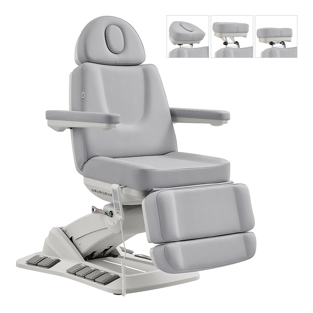 Aurora Medical Spa Table with 4 Motors, Plus Hand & Foot Remote Gray DIR
