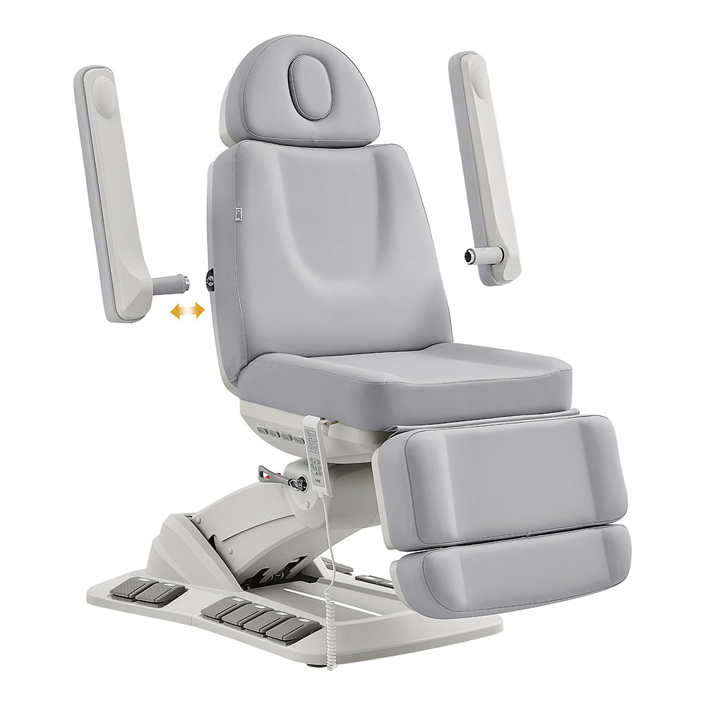 Aurora Medical Spa Table with 4 Motors, Plus Hand & Foot Remote Gray DIR