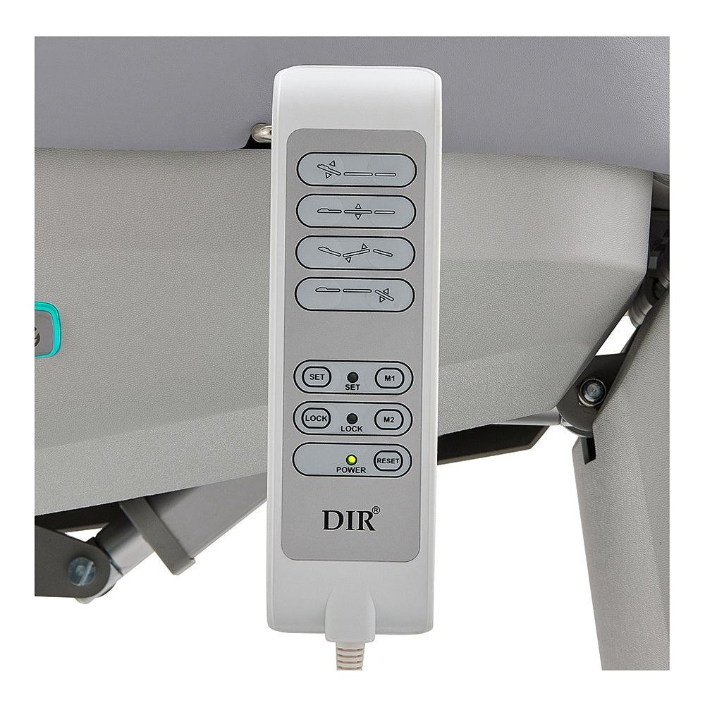 Aurora Medical Spa Table with 4 Motors, Plus Hand & Foot Remote Gray DIR