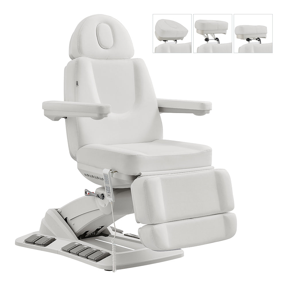 Aurora Medical Spa Table with 4 Motors, Plus Hand & Foot Remote White DIR