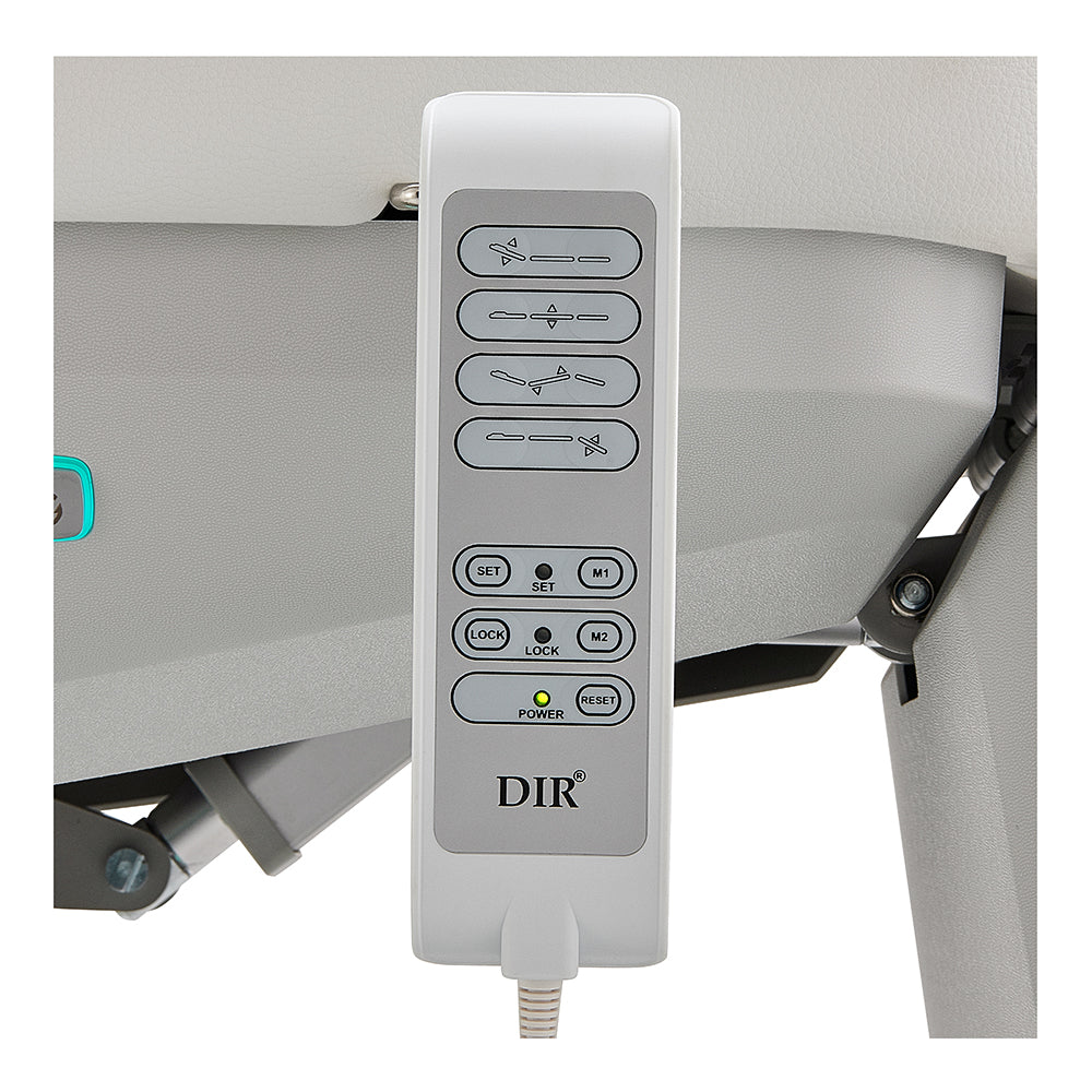 Aurora Medical Spa Table with 4 Motors, Plus Hand & Foot Remote White DIR