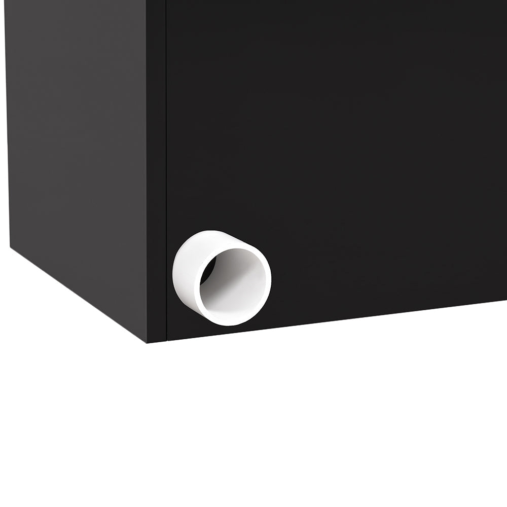 Avalon Manicure Table Ventilation Black DIR