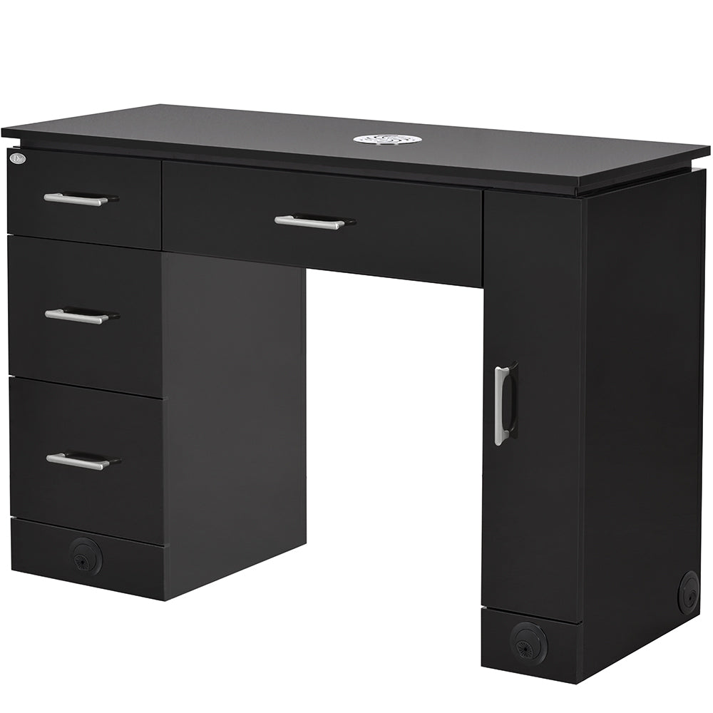 Avalon Manicure Table Ventilation Black DIR