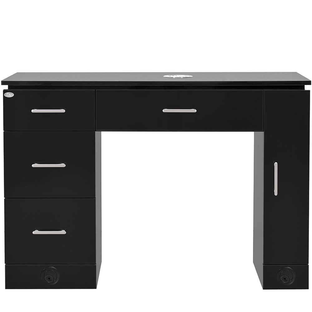 Avalon Manicure Table Ventilation Black DIR
