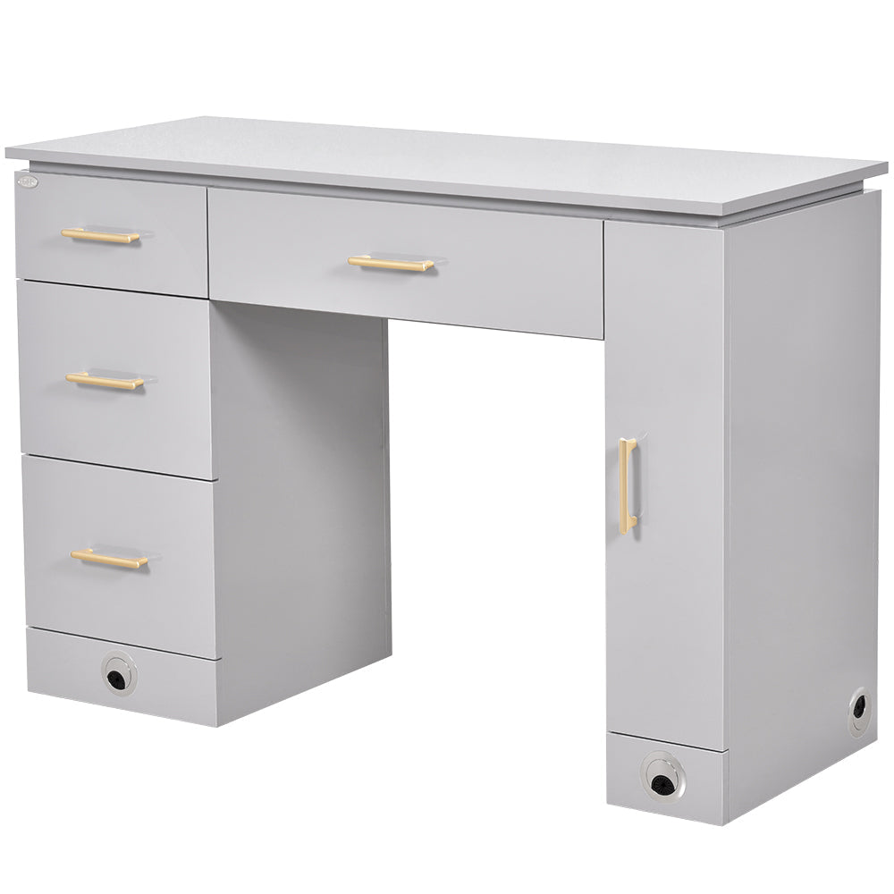 Avalon Nail Manicure Table Gray DIR