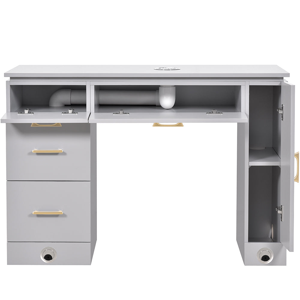 Avalon Manicure Table Ventilation Gray DIR