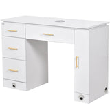 Avalon Manicure Table Ventilation White DIR