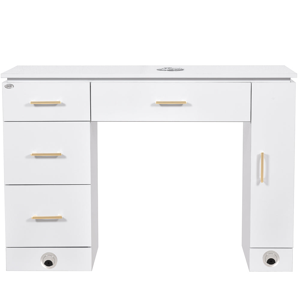Avalon Manicure Table Ventilation White DIR