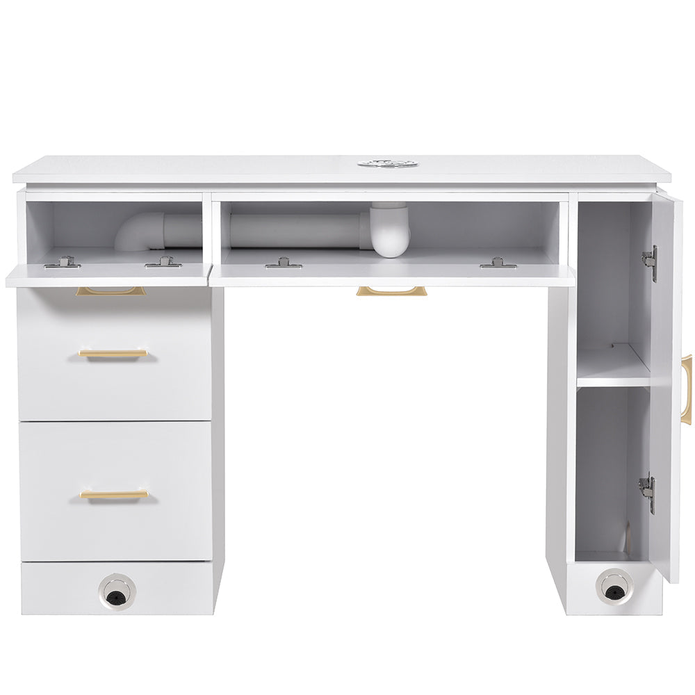 Avalon Manicure Table Ventilation White DIR