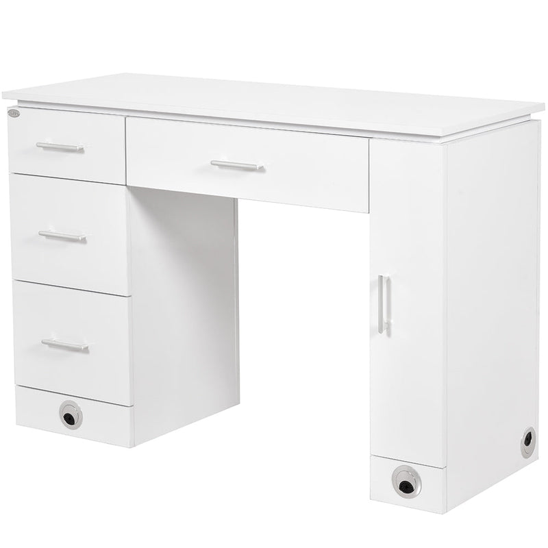 Avalon Nail Manicure Table White DIR